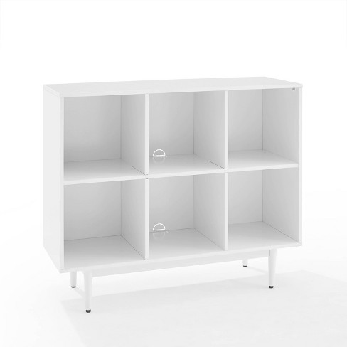 White on sale cubby bookcase