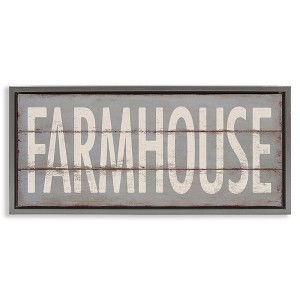 Stupell Industries Farmhouse Rustic Planked Design, 31" x 14" - 1 of 4