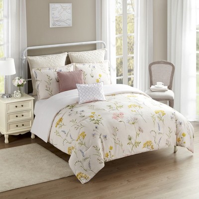 Sweet Home Collection Comforter Set Ultra Soft Faux Suede Fashion Bedding  Sets With Shams, Throw Pillows, And Bed Skirt, King, Denim : Target