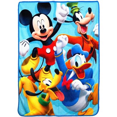 Disney's Mickey' Mouse Clubhouse, "4 Ever" Super Plush Throw Blanket, 46" x 60", Multi Color