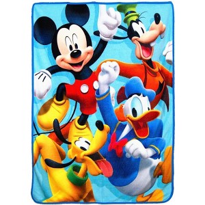 Disney's Mickey' Mouse Clubhouse, "4 Ever" Super Plush Throw Blanket, 46" x 60", Multi Color - 1 of 4