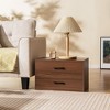 Tangkula 2PCS 2-Drawer Stackable Storage Dresser Organizer w/ Anti-topping Device - 2 of 4