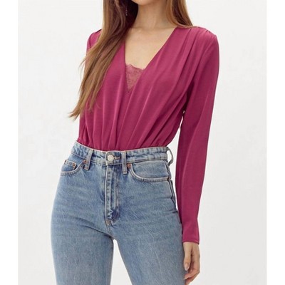 Women's Cassidy Pleated Bodysuit - adelyn rae