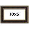 PosterPalooza | Panoramic Ornate Brown Picture Frame - UV Acrylic, Foam Board Backing, Hanging Hardware - 2 of 4