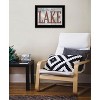 "Life is Better at the Lake" by Kate Sherrill, Ready to Hang Framed Print, Black Frame - 2 of 4
