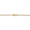 Black Bow Jewelry Children's 1.5mm 14k Yellow Gold Solid Anchor Link Necklace, 14 Inch - 4 of 4