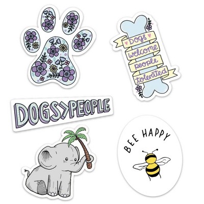 Big Moods Animal Sticker Pack 5pc