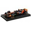McLaren MCL38 #81 Oscar Piastri "OKX" F1 "Miami GP" (2024) with Figure and Case "Race" 1/43 Diecast Model Car by Bburago - 4 of 4