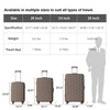 YONWAY 3 Piece Luggage Set, Travel Lightweight Suitcases with Rolling Wheels & TSA lock, Carry on Luggages for Business, Trip - 3 of 4