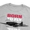 Men's Top Gun Born To Fly T-Shirt - 3 of 4