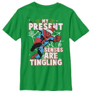 Boy's Marvel Christmas Spider-Man Senses T-Shirt