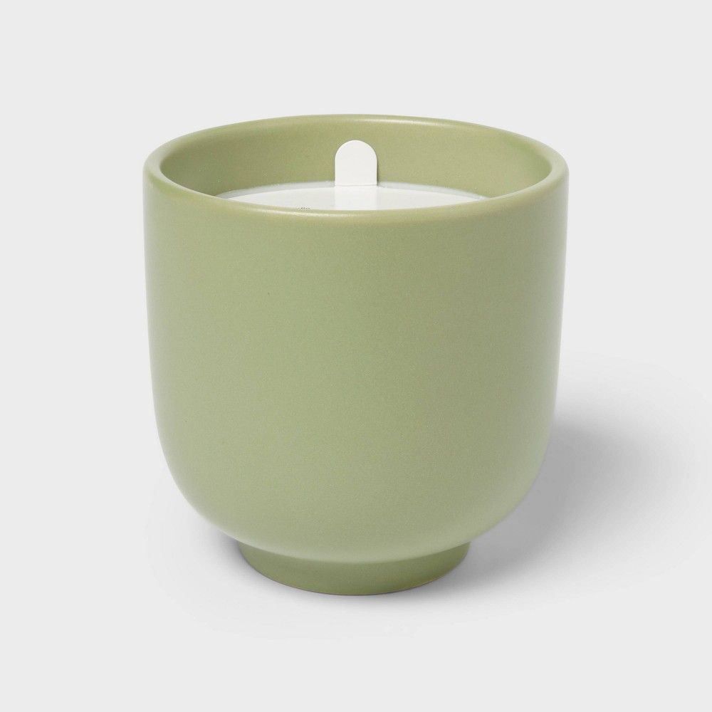 Photos - Other Decoration 2-Wick Ceramic Jar Candle Cucumber Chill 13.5oz - Room Essentials™