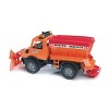 Bruder Mercedes Benz MB-Unimog Fully-Functional Winter Service Snow Plow - 3 of 4