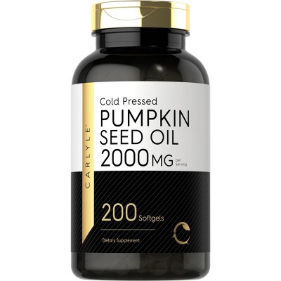 Carlyle Pumpkin Seed Oil | 2000mg | 200 Softgel Capsules