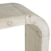 Bella Depot 52" Wood Console Table with Curved Edge, Natural Texture, Perfect for Entryways and Living Rooms - 4 of 4