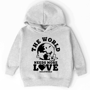 The Juniper Shop SmileyWorld The World Needs More Love Toddler Hoodie - 1 of 4