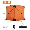 Ice Fishing Insulated Tent for 3-4 People - Large Pop-Up Hub-Style Shelter with 68 Sq Ft Fishable Area, Windproof & Easy Setup for Ultimate Comfort - 3 of 4