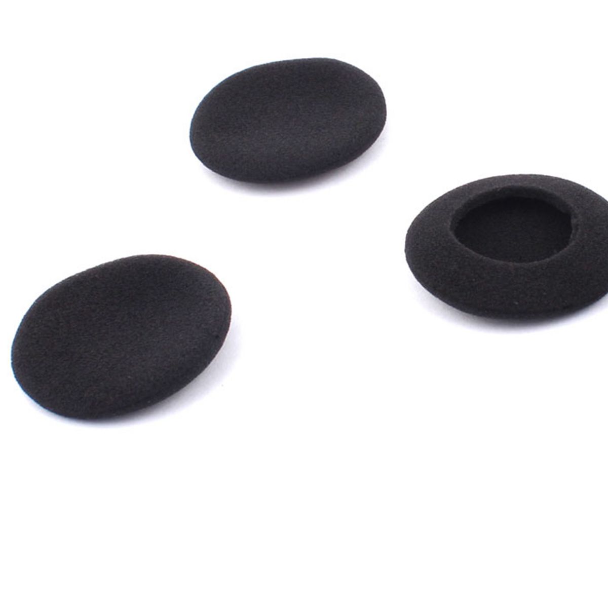 Unique Bargains Sponge High-Density Durable Comfortable Replacement Earphone Pad Black 4 Pcs - thumbnail 4
