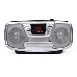 Bluetooth Portable CD Boombox with AM/FM Radio, Black