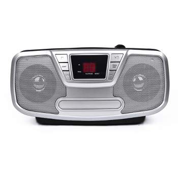 Bluetooth Portable CD Boombox with AM/FM Radio, Black