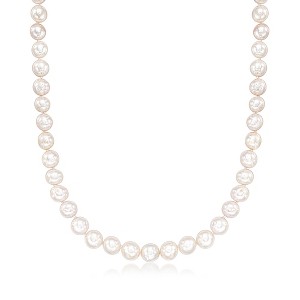 Ross-Simons 8-9mm Cultured Pearl Necklace With Sterling Silver - 1 of 4