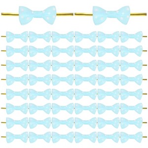Unique Bargains Polyester Multipurpose Use Durable Flexible Gift Wrap Bows 100 Pcs - 1 of 4