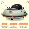 COZONY 12V Baby Bumper Car with Remote Control, Electric Ride on Toy for Toddlers, 360° Rotation, Flashing Lights, Music, 2 Speed Modes, Safety Belt - 4 of 4