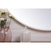 Elegant Lighting Metal frame Round Mirror with decorative hook 36 inch Black finish - 4 of 4