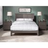 AFI Furnishings Madison Full Traditional Bed with Open Footboard and Turbo Charger in Grey - 3 of 4