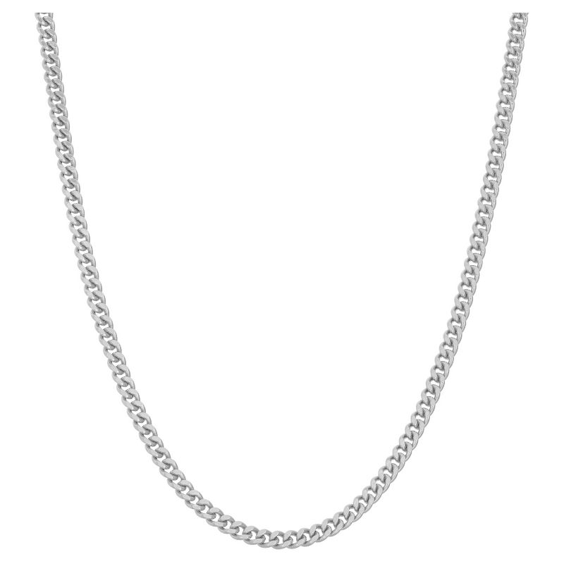 Tiara Sterling Silver 16" - 22" Adjustable Curb Chain, 1 of 3