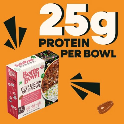 Bettr Bowl Frozen Beef Birria Rice Bowl - 9oz