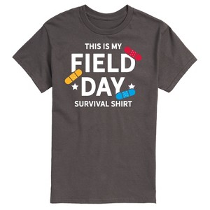 Men's - Instant Message - Field Day Survival Shirt Short Sleeve Graphic T-Shirt - 1 of 4