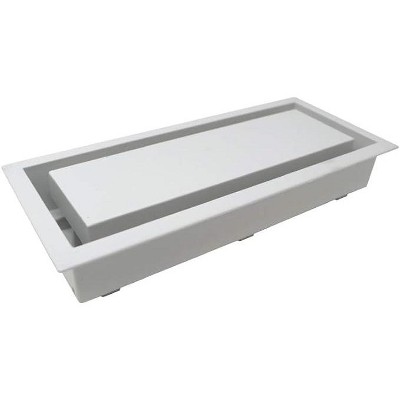 Fittes Aria Vent 10-9/16 In. H X 4-1/2 In. W Satin White Abs Plastic ...