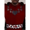HalloweenCostumes.com Plus Size Dark King of Hearts Men's Costume | Storybook Costumes - 2 of 4