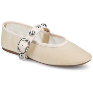Journee Womens Naveah Studded Ballet Flats - 1 of 4