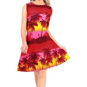 HAPPY BAY Women's Vacation Beachwear Mini Dress Wrap Summer Loose Swimwear Bathing Suit Cover Ups for Women - 1 of 4