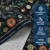 Washable Area Rugs Floral Carpet with Non-Slip Backing - 4 of 4