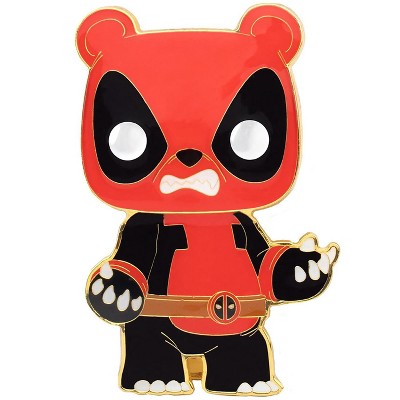 Funko Marvel 3 Inch Funko POP Pin | Panda Deadpool
