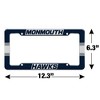 Monmouth University Hawks Stripes License Plate Tag Frame - 4 of 4