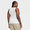 Women's Slim Fit Ribbed Tank Top - A New Day™ - 2 of 4