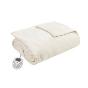 Serta Plush Electric Heated Blanket - 1 of 4