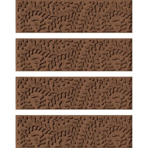 WaterHog 8.5"x30" Set of 4 Boxwood Indoor/Outdoor Stair Treads Door Mats - 1 of 4