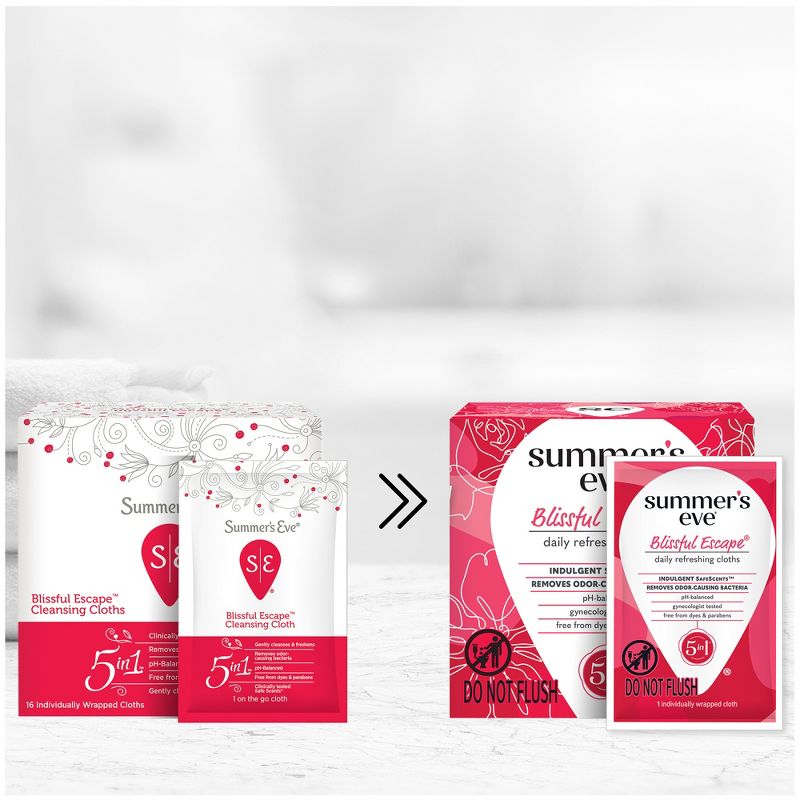 Summer's Eve Blissful Escape Feminine Cleansing Wipes, 3 of 11