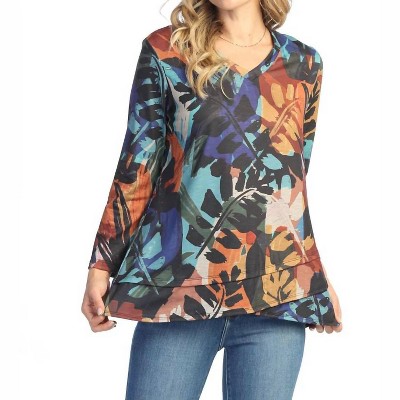 Women's Rainforest V-Neck Tunic - Jess & Jane