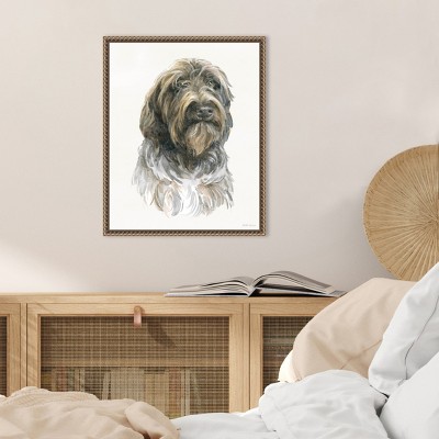 Amanti Art Hunting Dogs I by Beth Grove Canvas Wall Art Print Framed 16 x 20