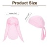 Unique Bargains Football Cycling Helmet Liner Bandana Breathable Cooling Sweat Wicking Cap - 2 of 3