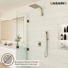 CASAINC 10'' Wall Mounted Rectangular Shower System with Handheld Sprayer - 2 of 4