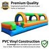 Pogo Bounce House Crossover Inflatable Water Splash and Ride Waterslide for Kids with Splash Pool NO Blower - Rainbow - 25'L x 9'W x 6'H - 4 of 4