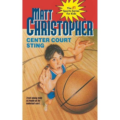 Center Court Sting - (New Matt Christopher Sports Library) by  Matt Christopher (Paperback)