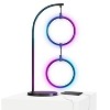 Brightech Nova RGB Modern Dimmable (Includes LED Light Bulb) USB Charging Arc Desk Table Lamp Matte Black - image 2 of 4